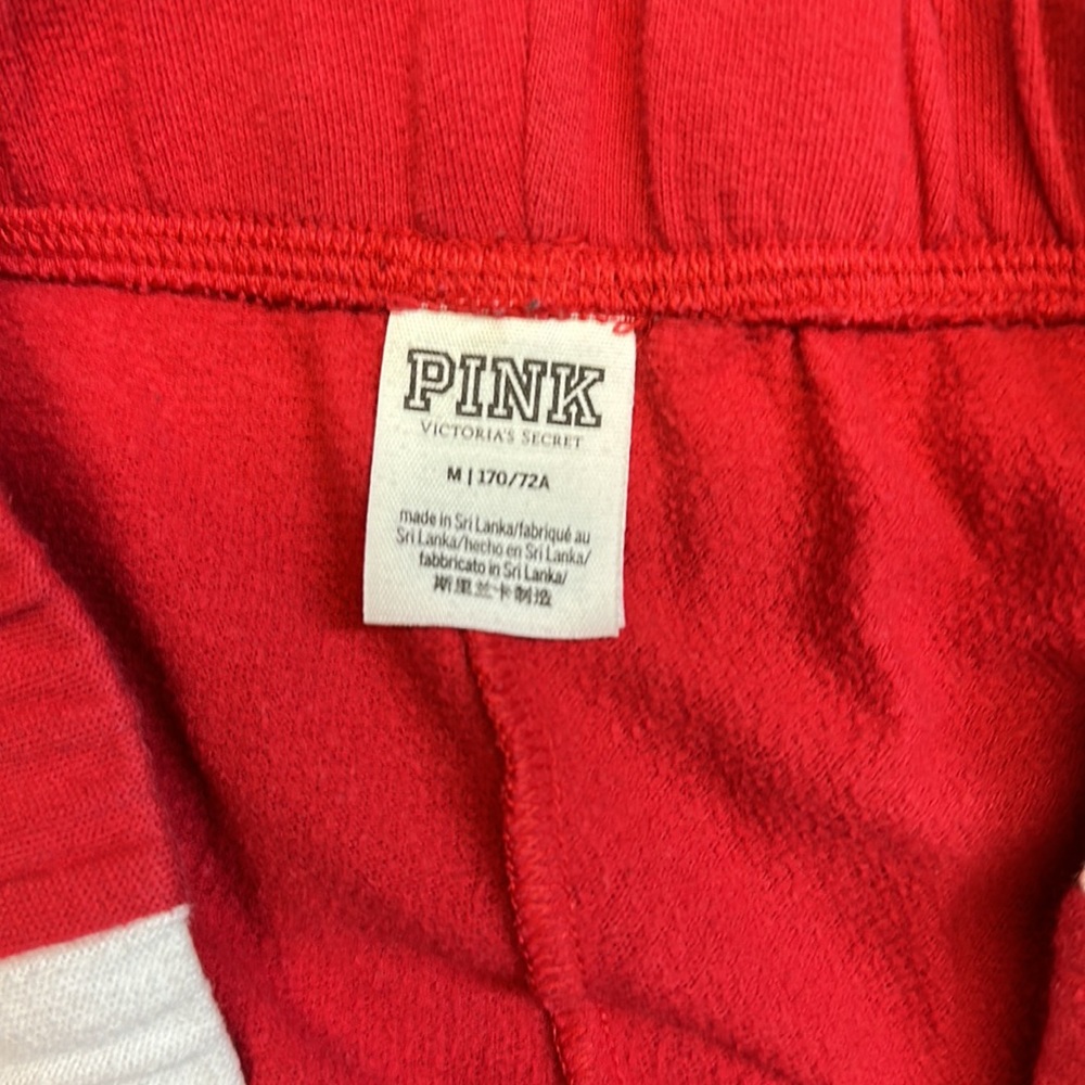 Pink wide leg sweatpants, size medium - Picture 4 of 4